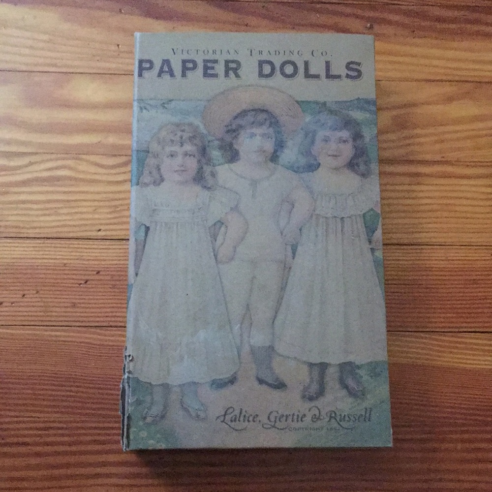 Victorian trading company paper dolls for adults